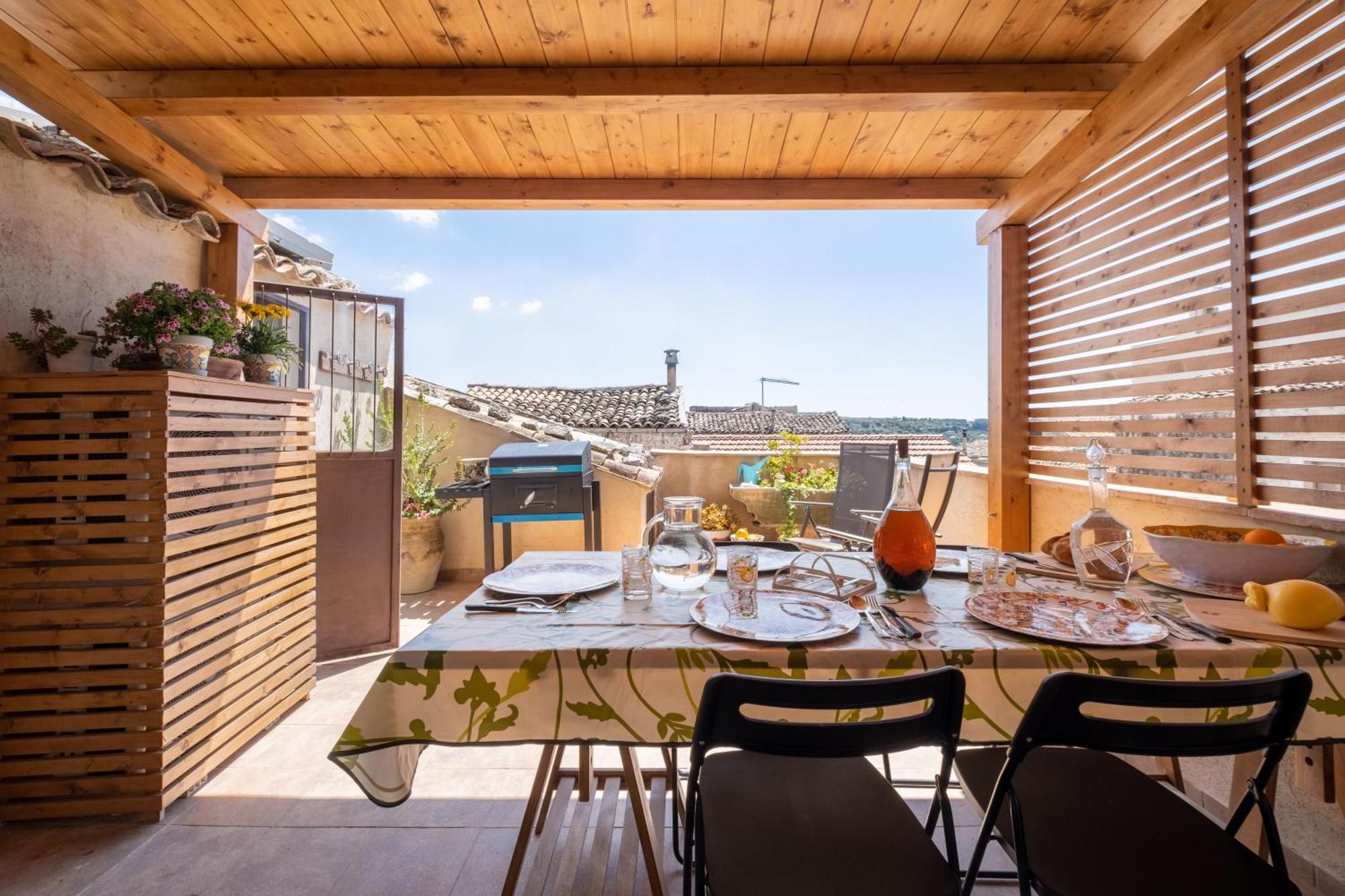 Si-Moutique Le Case Degli Avi Barocche, Con Terrazza Panoramica Modica Exterior photo